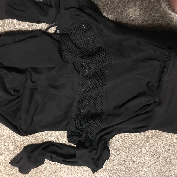 BOMBSHELL SPORTSWEAR Mohawk Lounge Hoodie Black XS - Picture 9 of 12